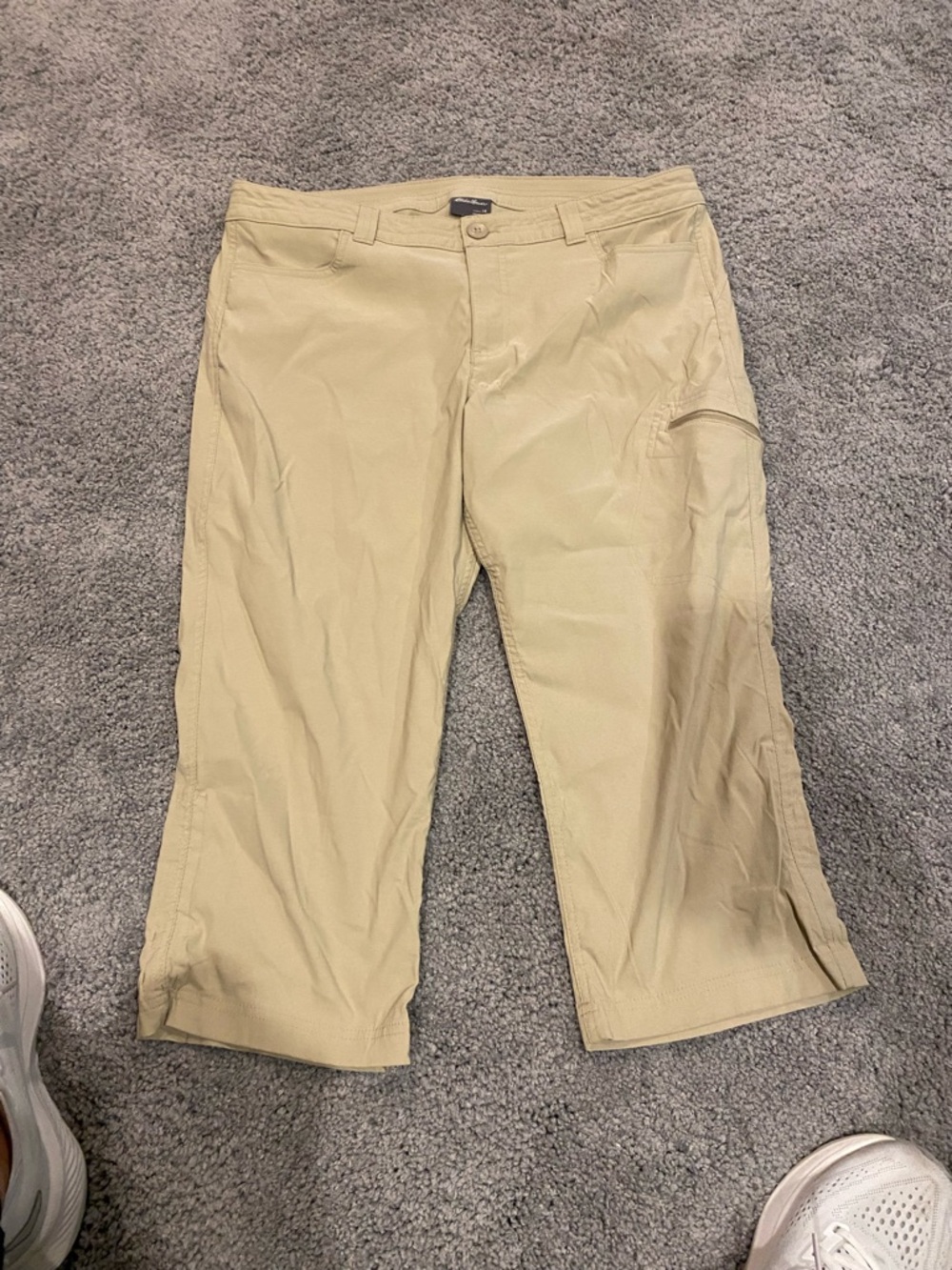 Eddie Bauer Light Khaki Capri Pants